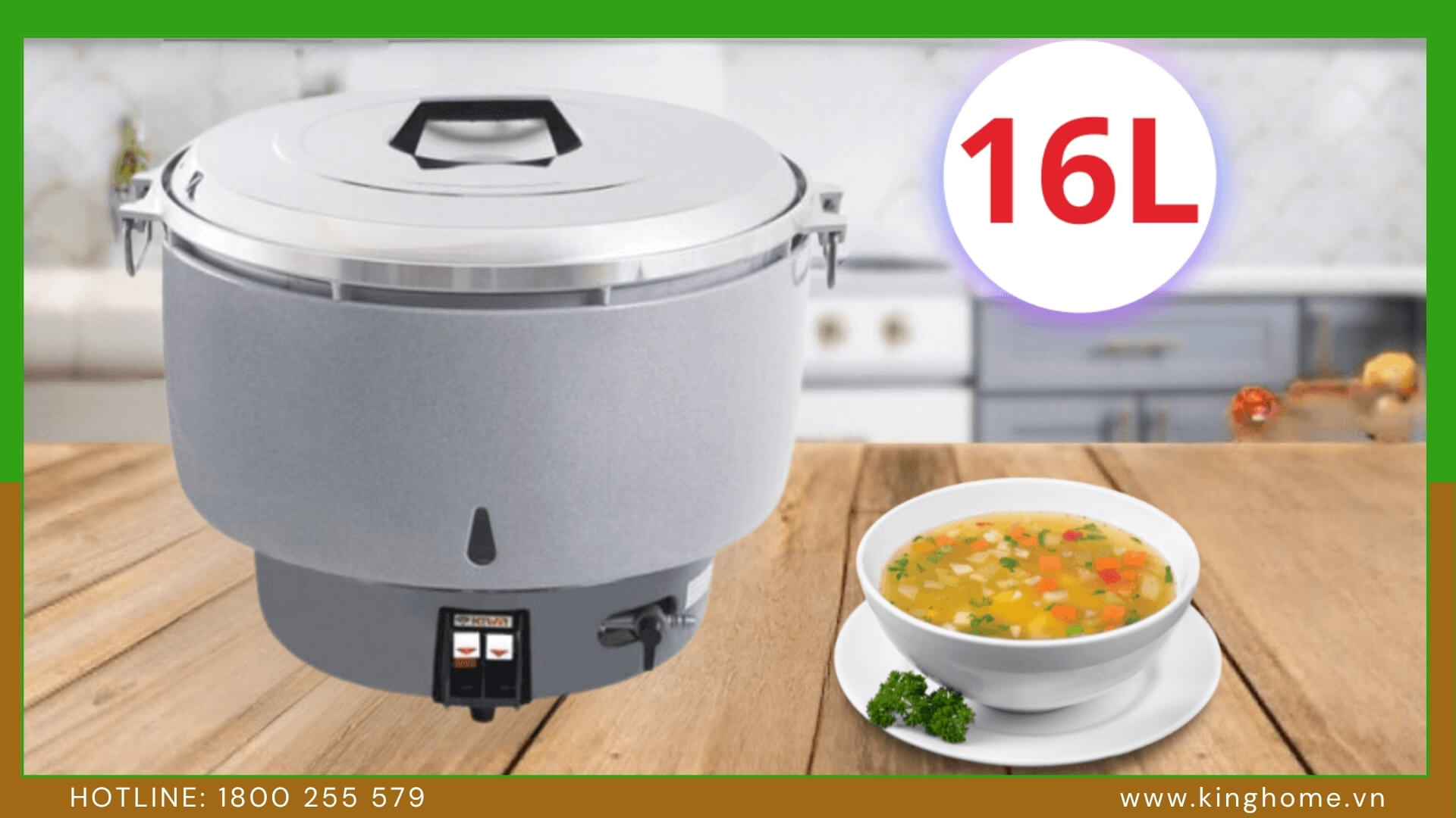 Quán cơm 50-90 suất nên chọn nồi cơm gas thế nào? Đánh giá Kiwa MK-90RA