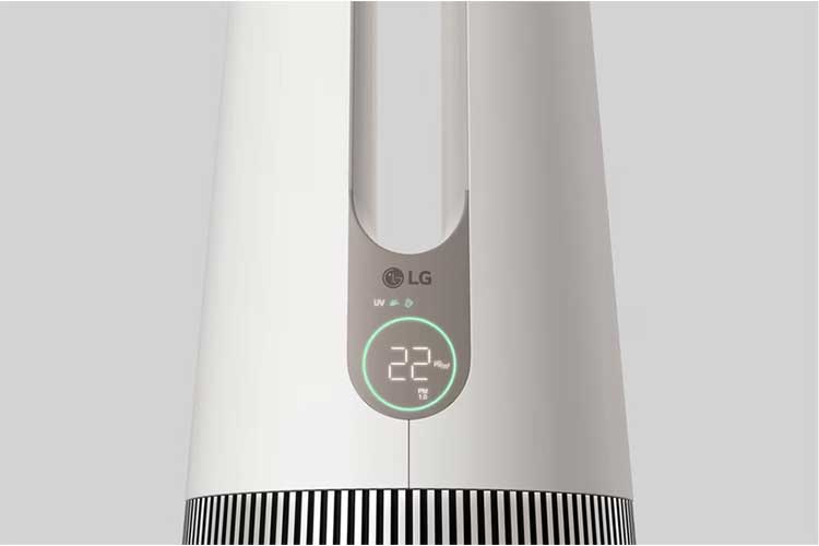 Quạt lọc khí PuriCare AeroTower Hit Công nghệ UVnano FS15GPBK0 Cảm Biến PM 1.0 Màu be