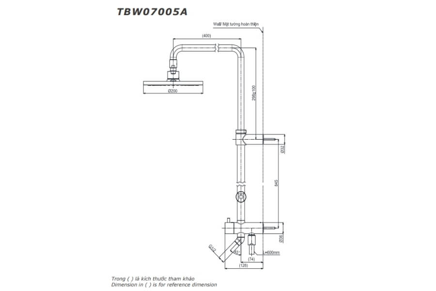 Sen tắm cây Toto TBW07005A