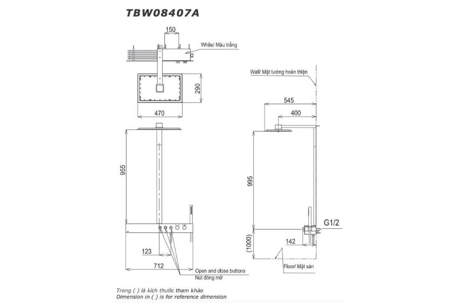 Sen tắm Toto dòng Z series TBW08407A