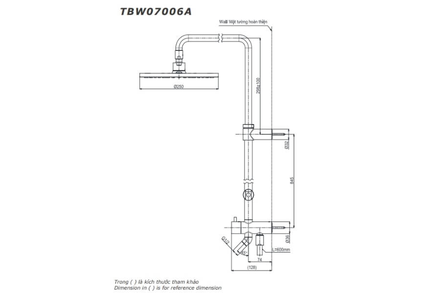 Sen tắm Toto TBW07006A