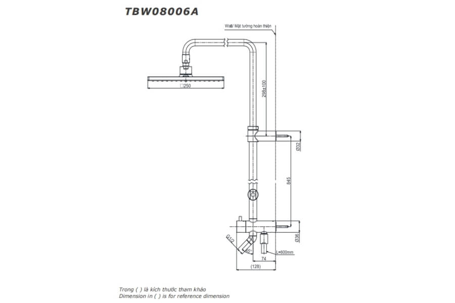 Sen tắm Toto TBW08006A