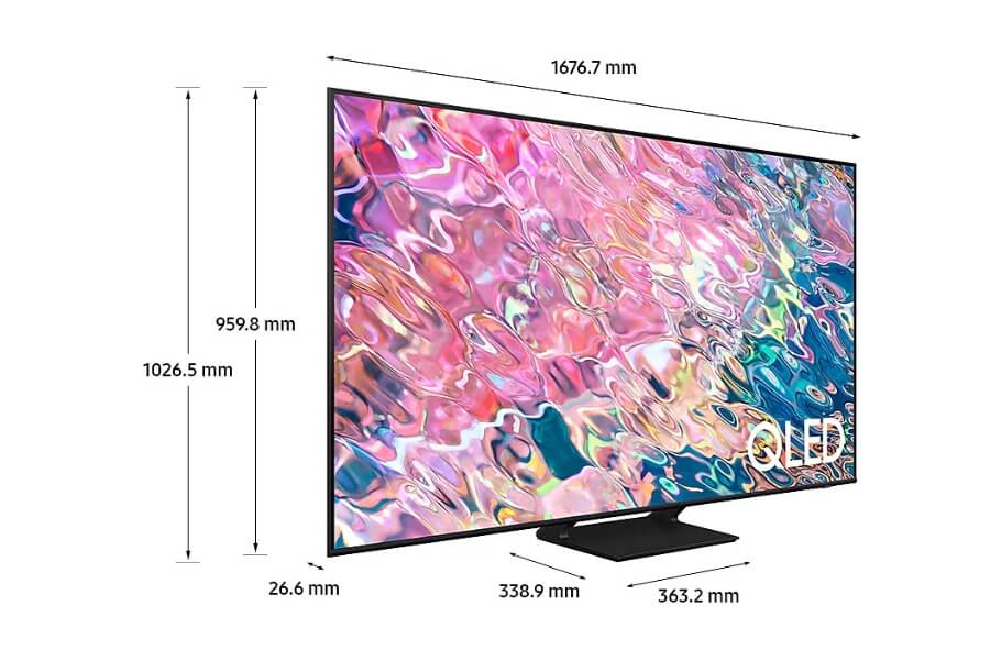 Smart Tivi Samsung QLED 4K 75 inch QA75Q60BA