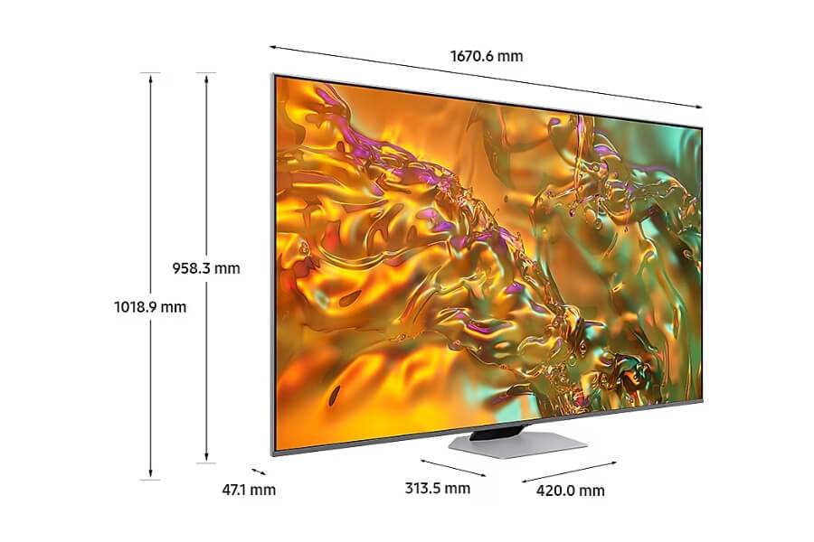 Thông số Smart Tivi Samsung QLED 4K 75 inch QA75Q80DAKXXV