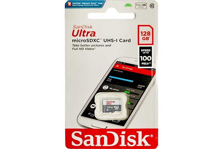 Thẻ nhớ MicroSDXC Sandisk Ultra 128GB 100MB/s 667x SDSQUNR-128G-GN3MN