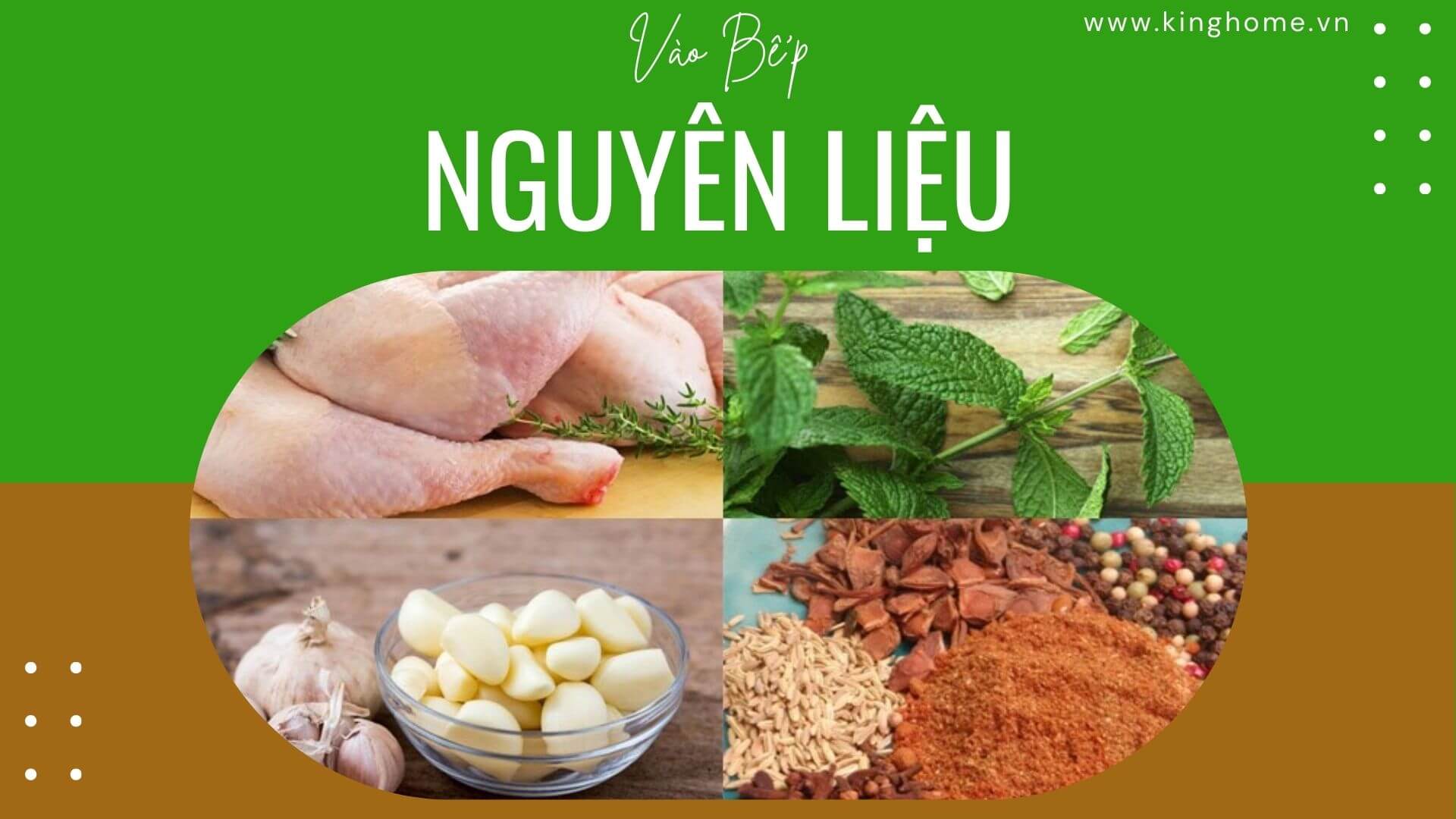 Nguyên liệu Đùi gà nướng ngũ vị