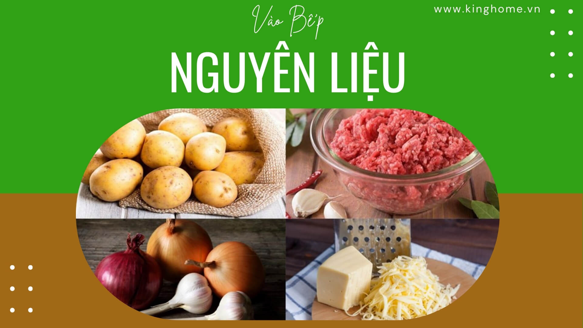 Sơ chế Khoai tây nhồi thịt bò nướng