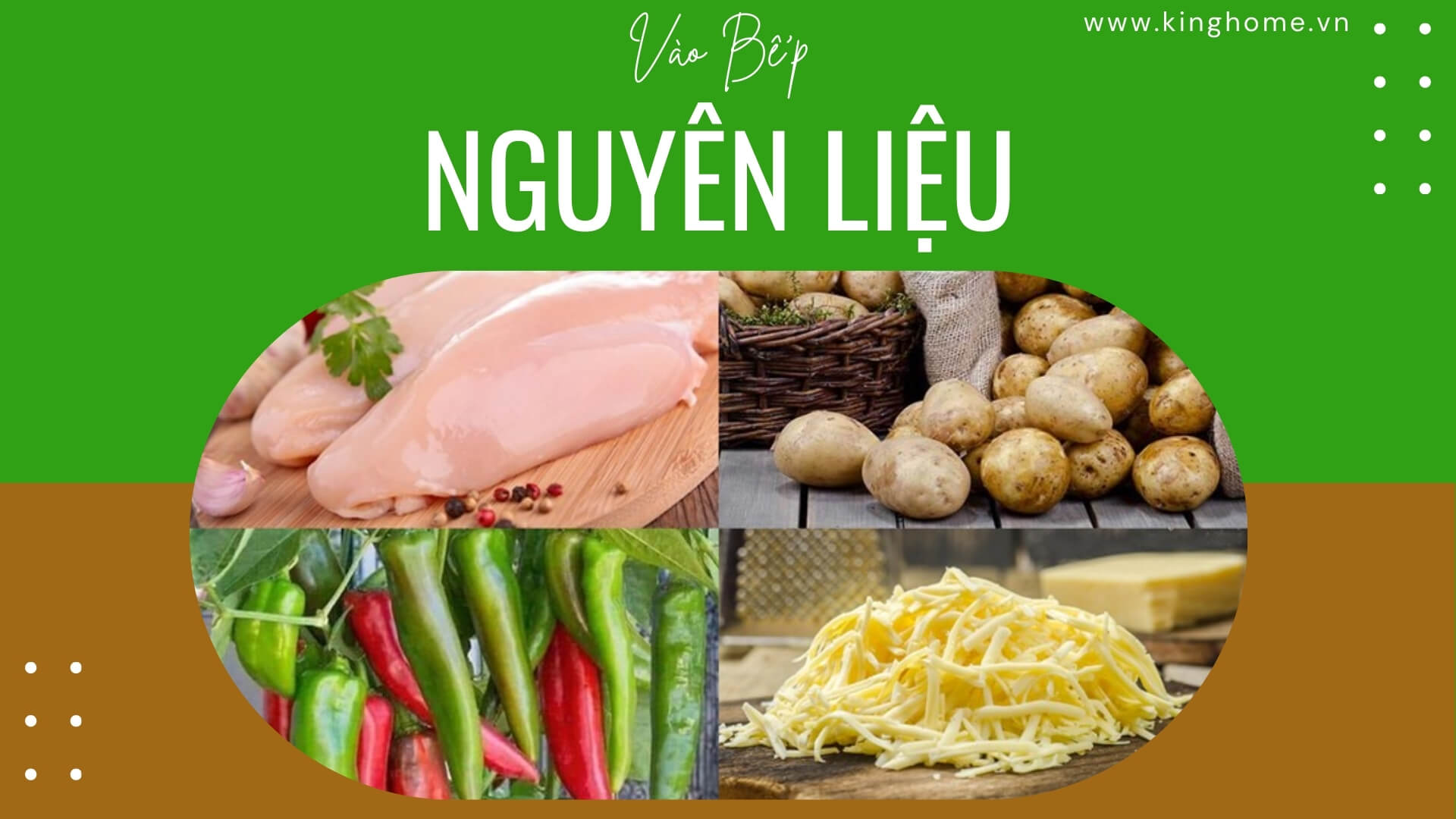 Sơ chế khoai tây nhồi thịt gà nướng