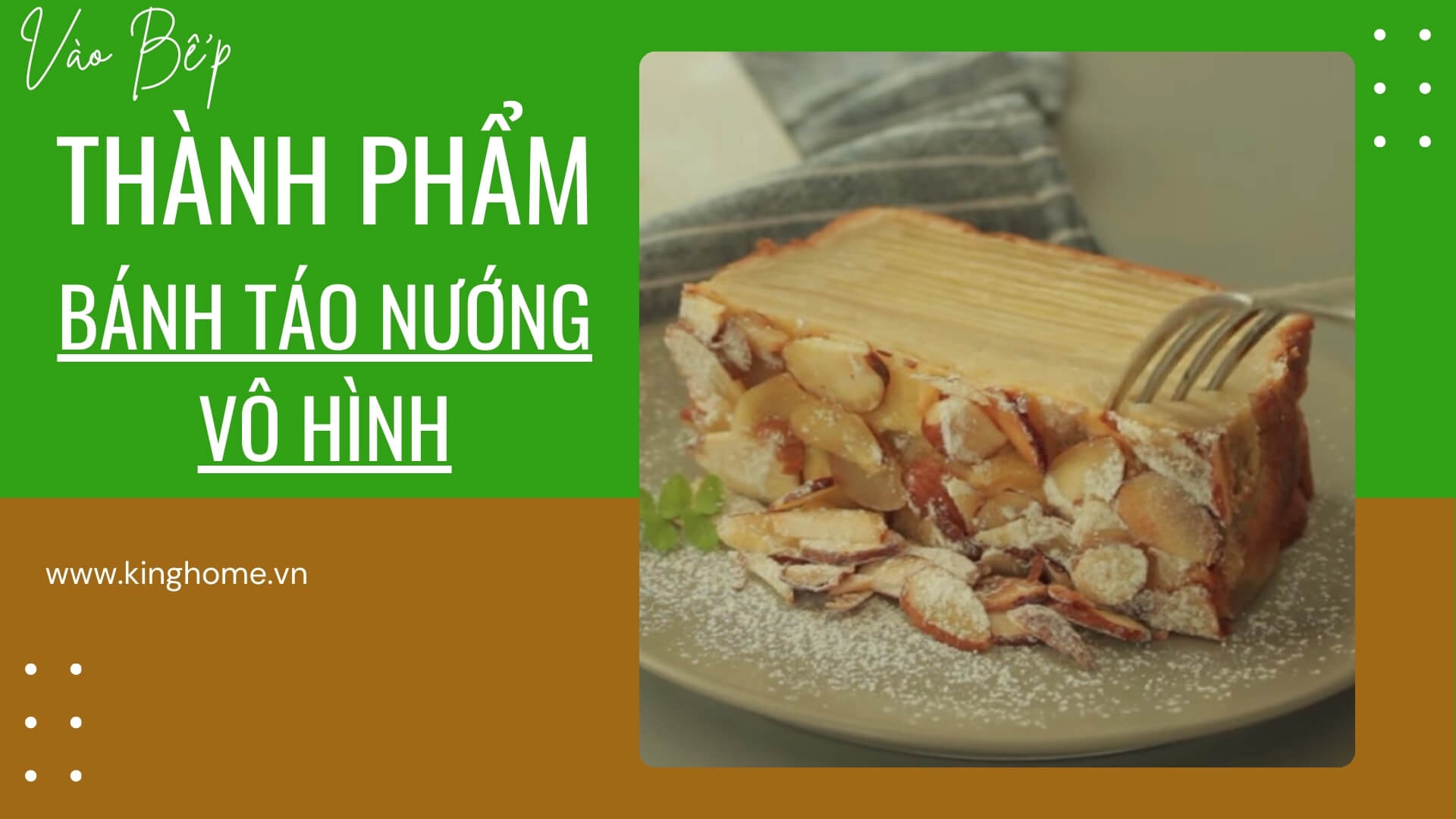 Bánh táo nướng vô hình