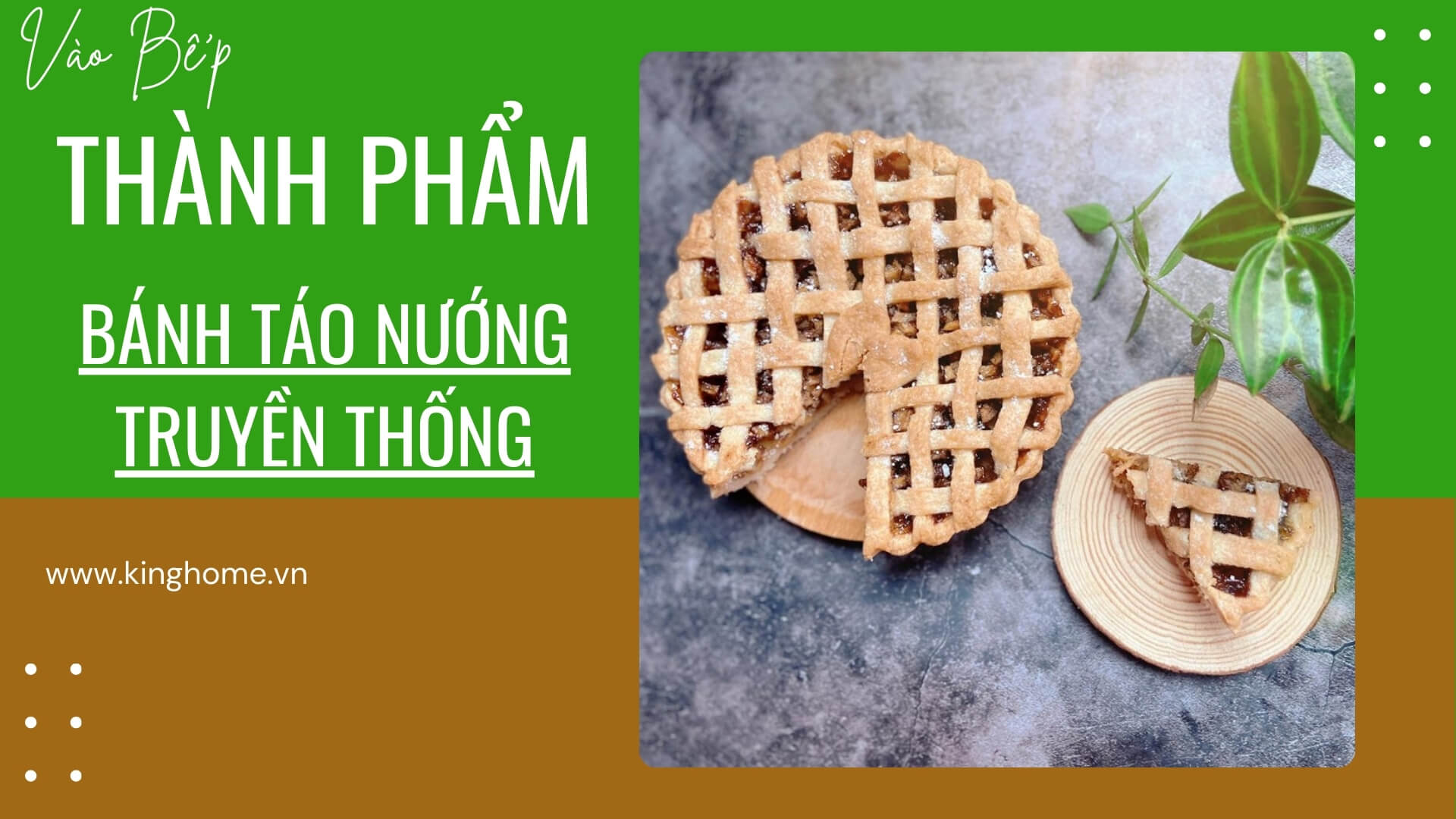 Bánh táo nướng truyền thống