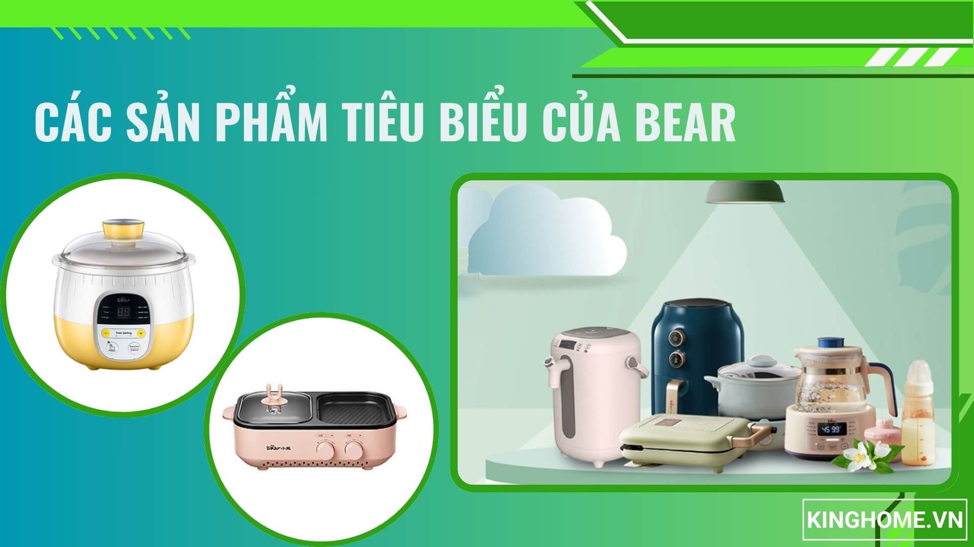 Các sản phẩm tiêu biểu của Bear