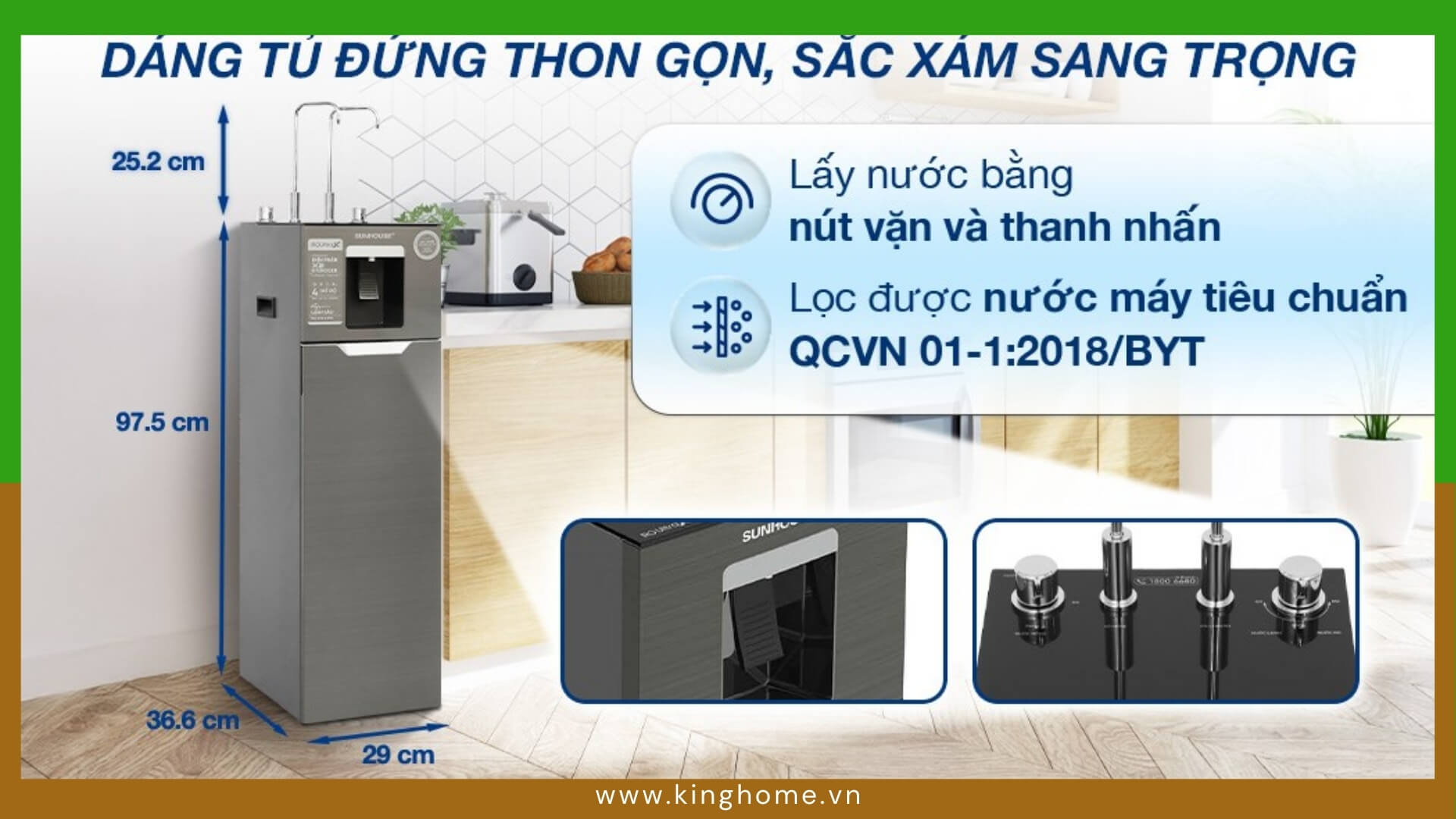 Tiêu chí lựa chọn máy lọc nước cho căn hộ và chung cư