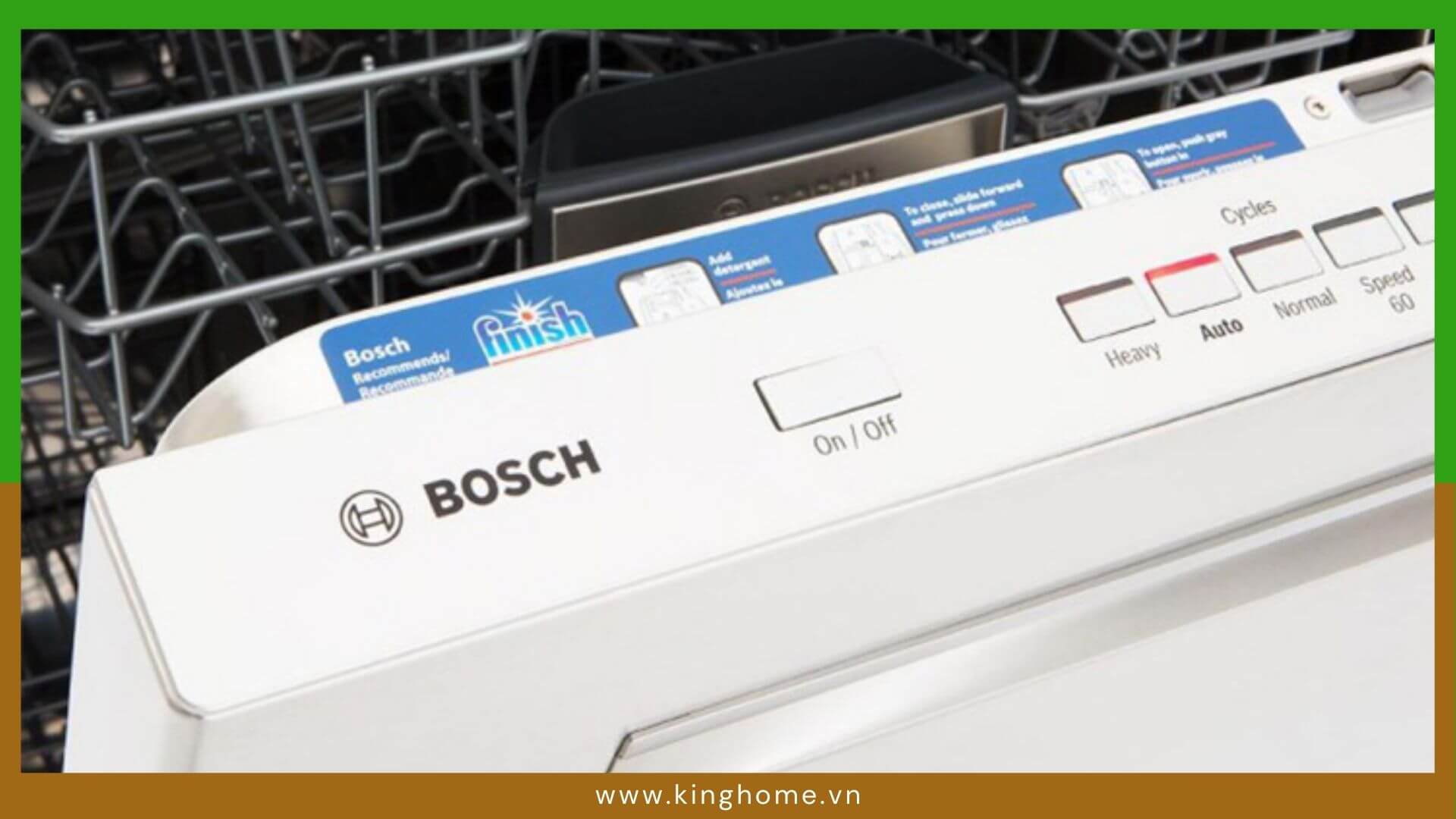 Tìm hiểu các tiện ích trên máy rửa chén Bosch