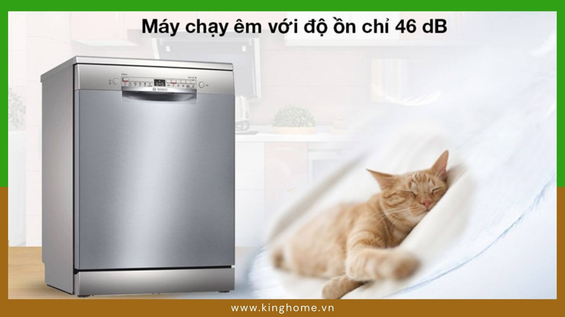 Tìm hiểu các tiện ích trên máy rửa chén Bosch