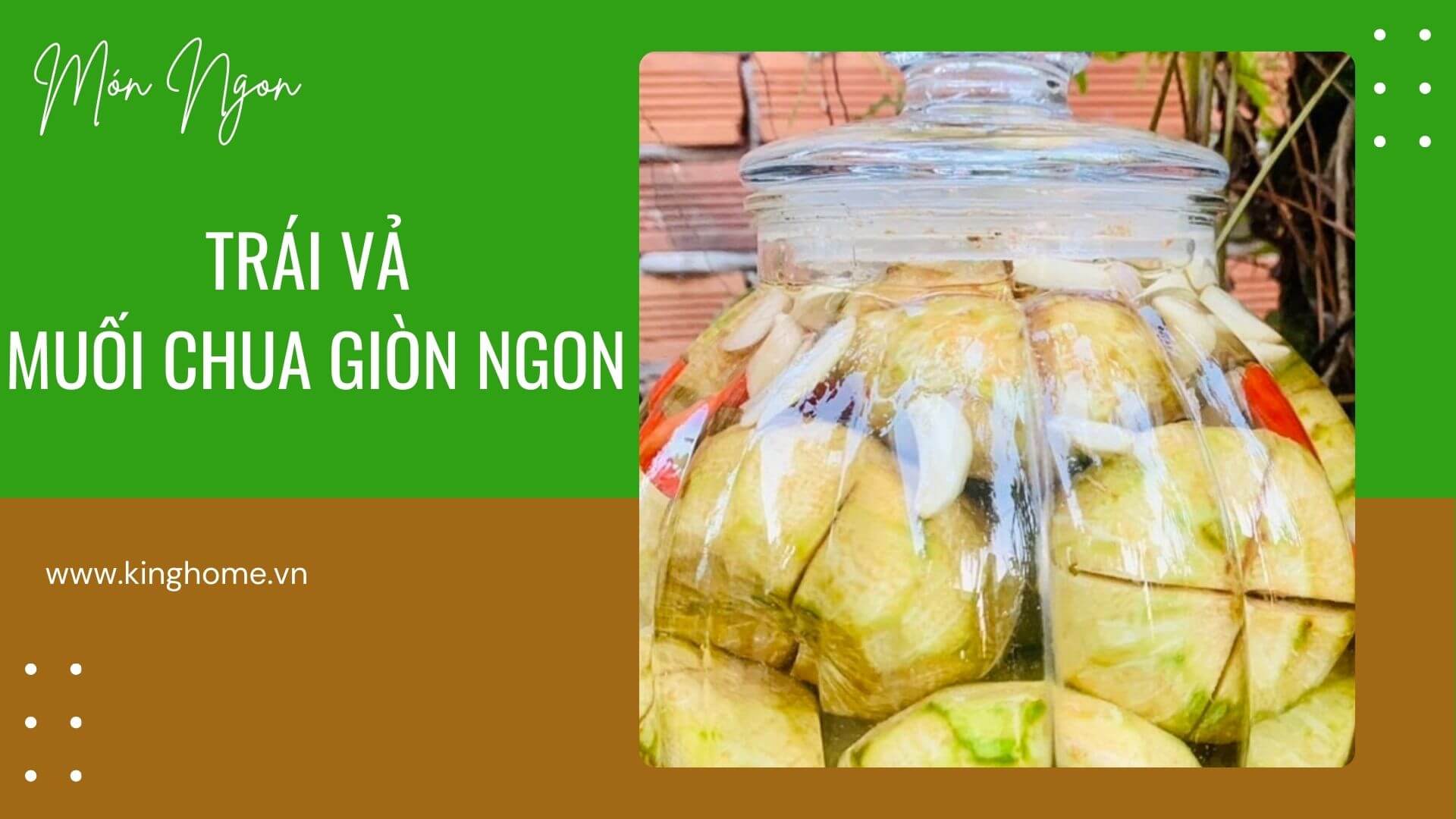 Trái vả muối chua giòn ngon