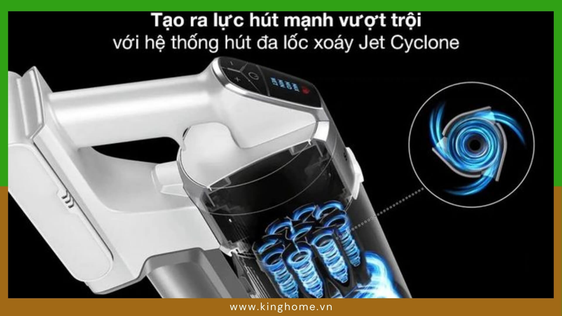 Công nghệ hút đa lốc xoáy Jet Cyclone