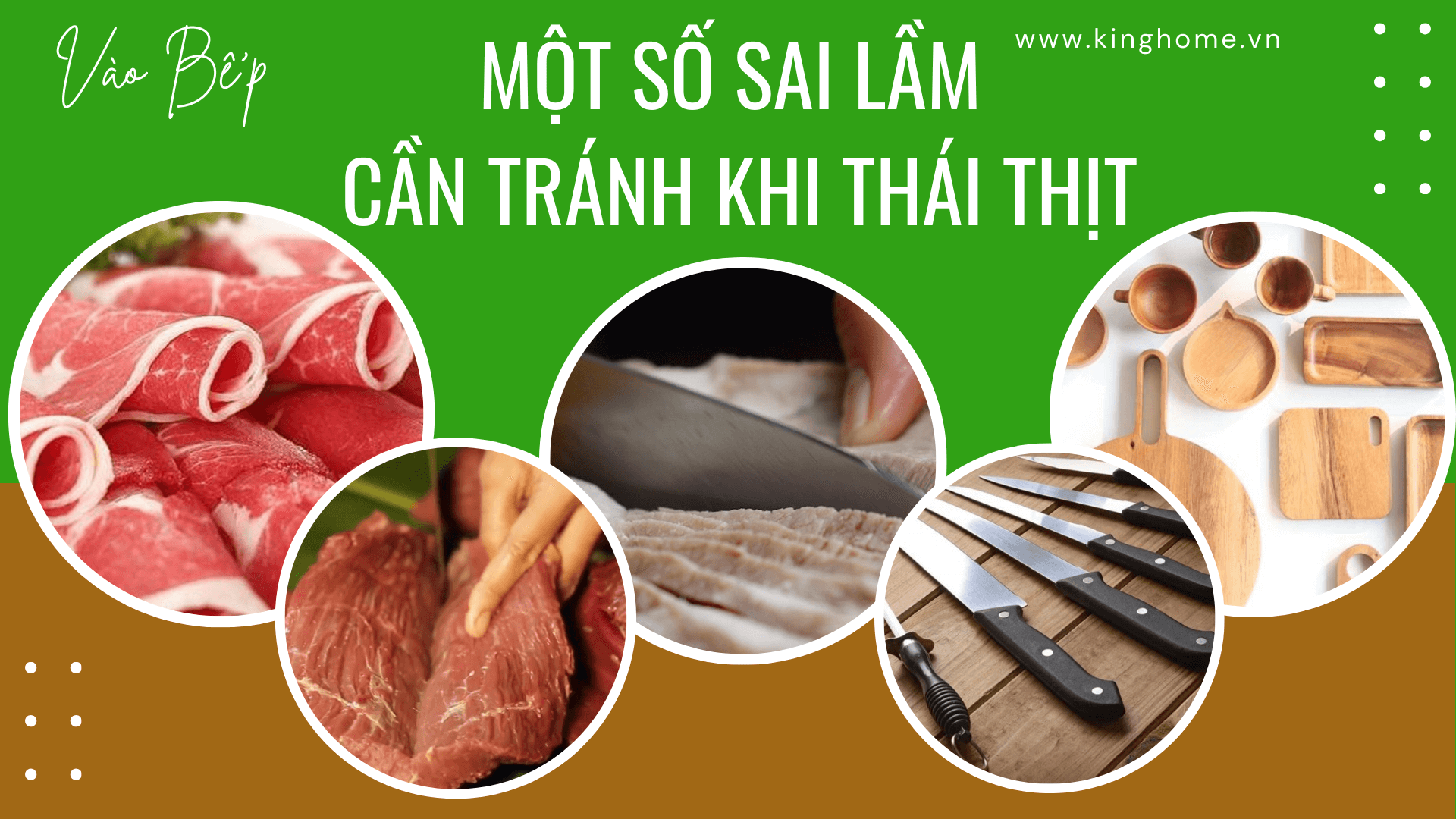 Một số sai lầm cần tránh khi thái thịt