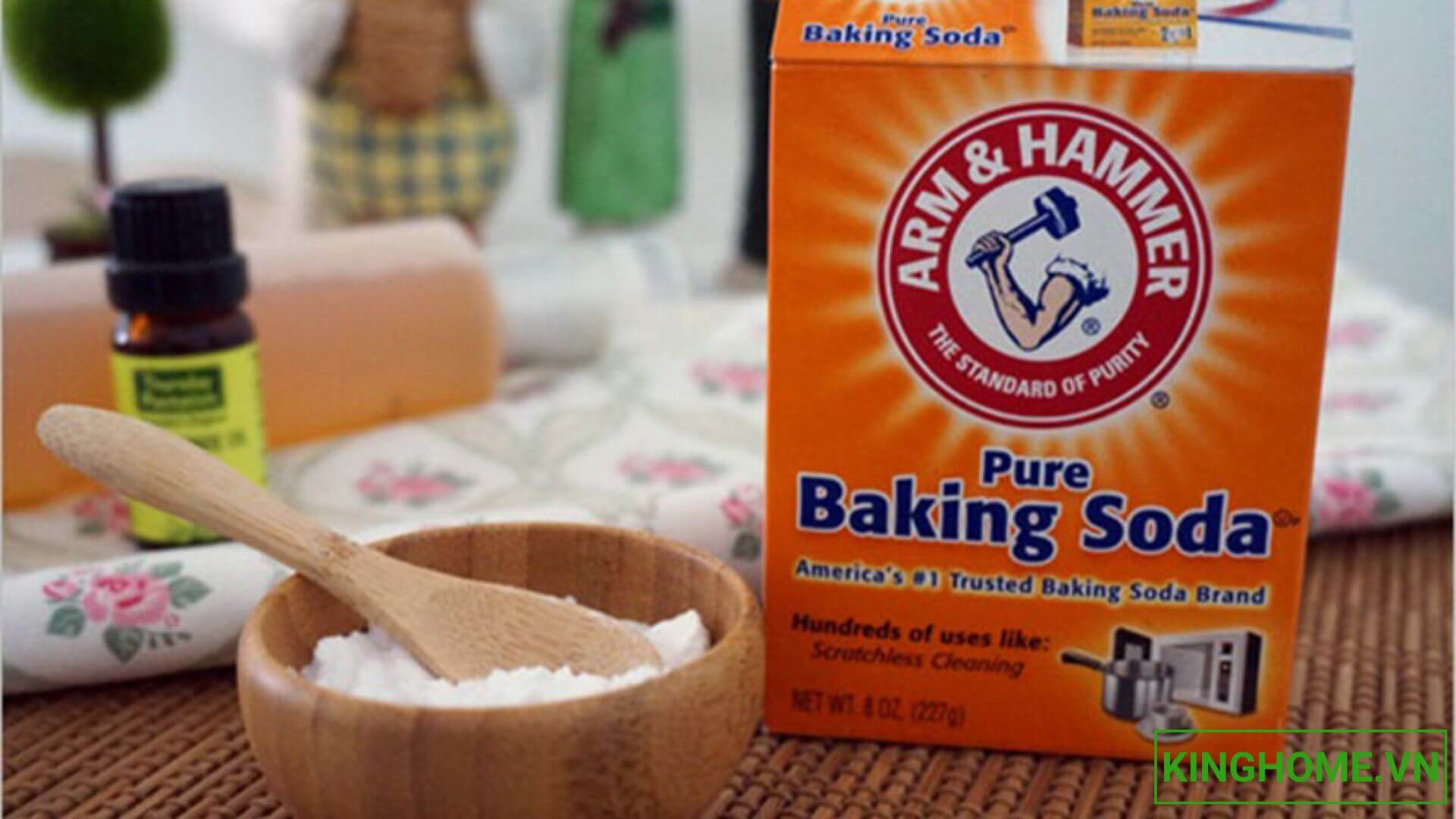 Khử mùi hôi, ẩm mốc bằng baking soda