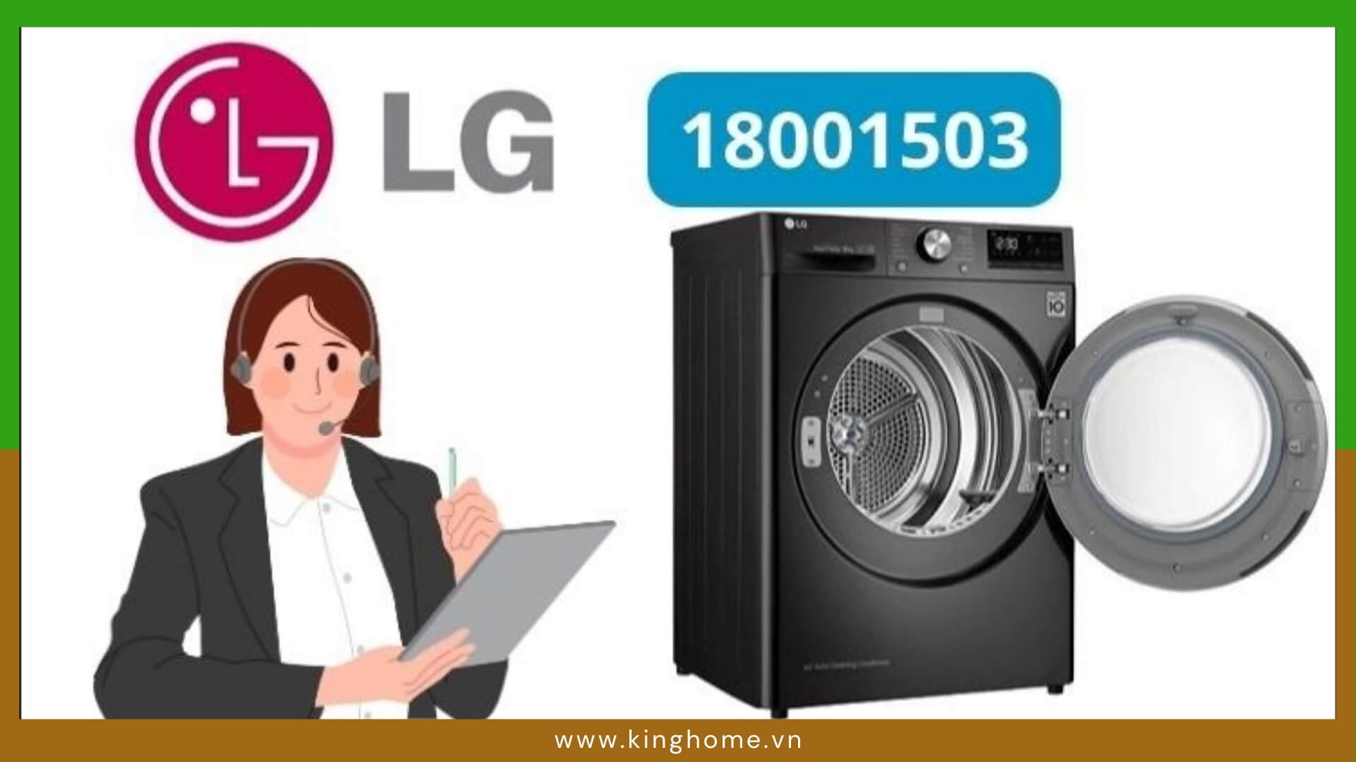 Hướng dẫn kích hoạt bảo hành điện tử cho máy giặt LG