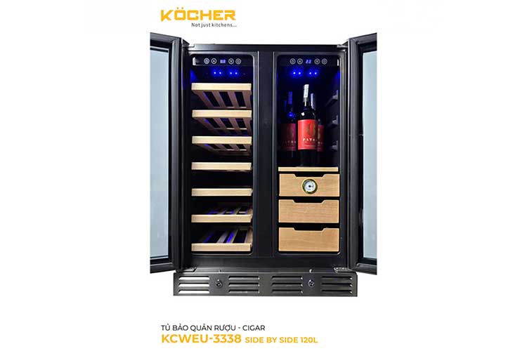 Tủ bảo quản rượu Kocher KCWEU-3338