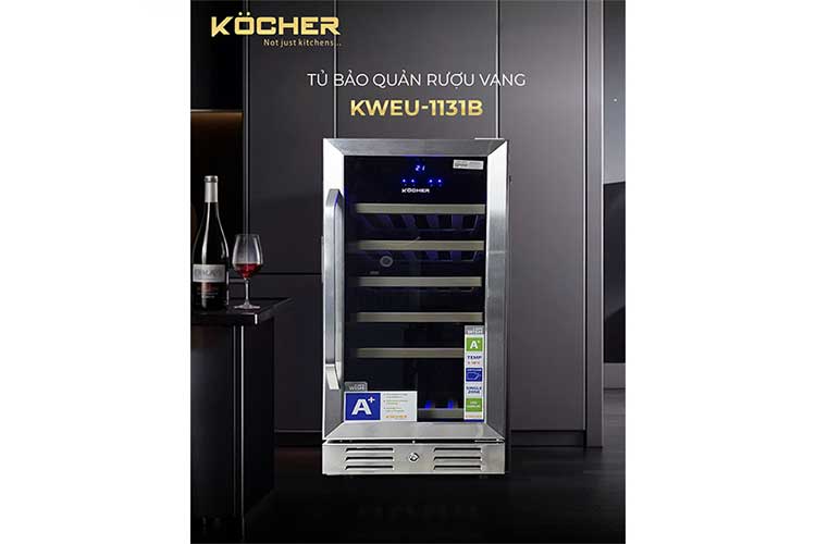 Tủ bảo quản rượu Kocher KWEU-1131B