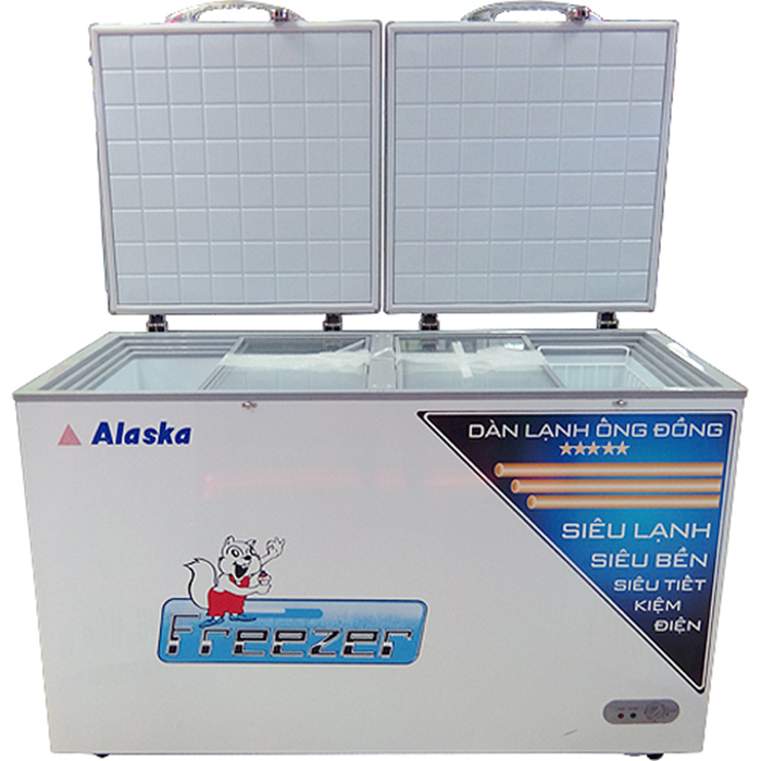 Tủ đông Alaska HB-550C với 2 nắp mở vali