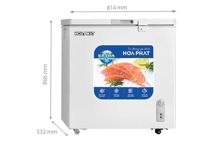 Tủ đông Hòa Phát HCF 336S1N1 162 lít