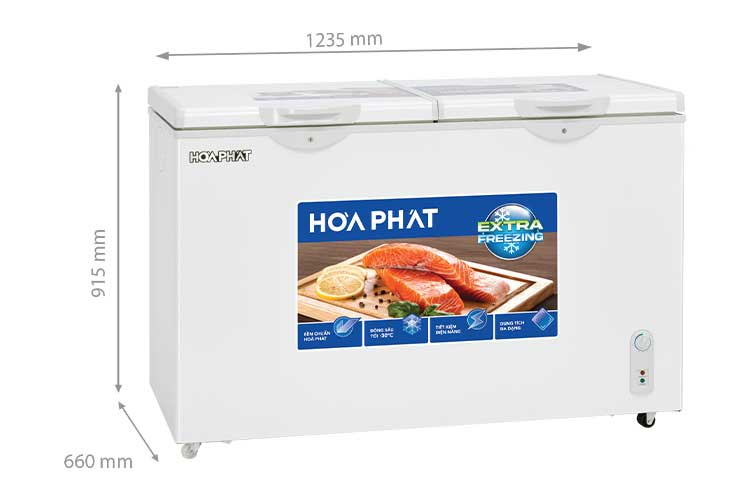 Tủ đông Hòa Phát HCF 506S2Đ2 205 lít