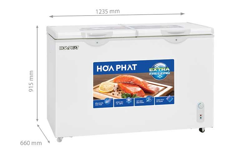 Tủ đông Hòa Phát HCF 606S2Đ2 245 lít