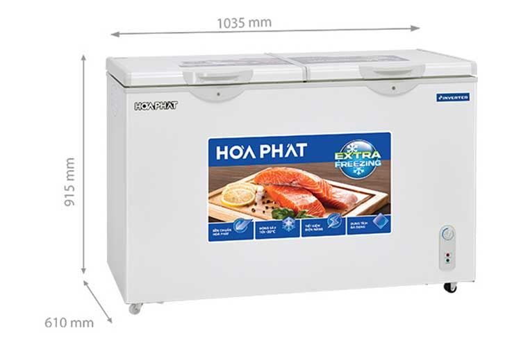 Tủ đông Hòa Phát Inverter HPF BD8205 205 lít