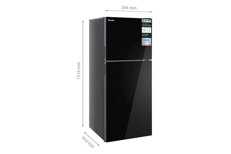 Tủ lạnh cánh kính Funiki Inverter HR T8286GB 286 lít