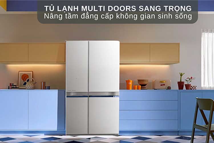 Tủ lạnh 4 cửa French Door Mitsubishi MR-LA72ER-GSL