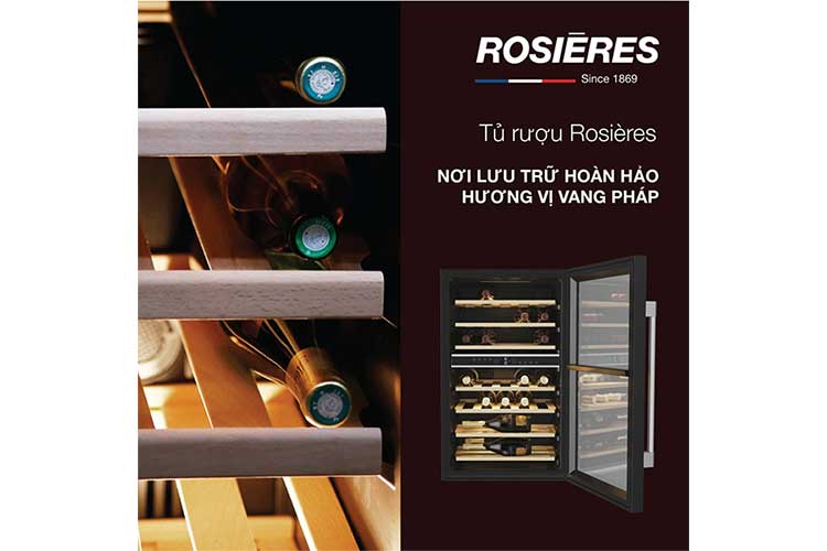 Tủ rượu độc lập Rosieres RWC154DE