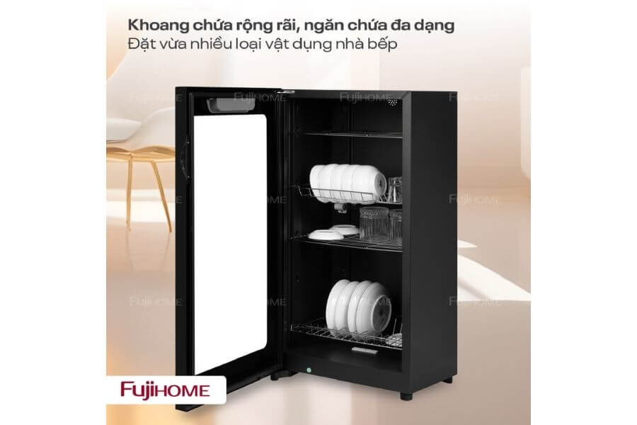 Tủ sấy chén bát tiệt trùng Fujihome DD128