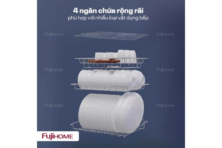 Tủ sấy chén bát tiệt trùng Fujihome DD128