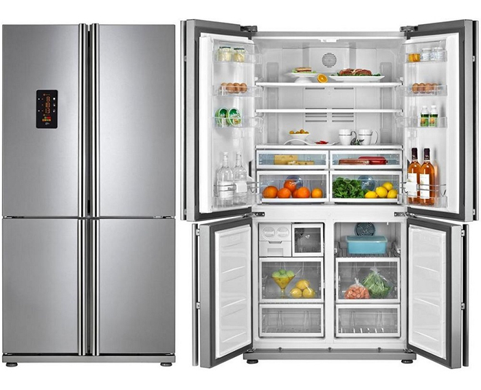 Tủ lạnh side by side Teka NFE-900X với 2 ngăn tiện ích