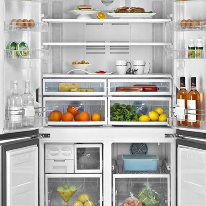 Tủ lạnh side by side Teka NFE-900X có dung tích sử dụng lớn
