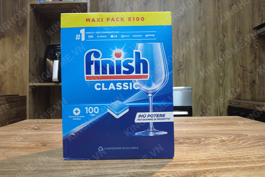 Viên rửa bát Finish Classic 100 Viên - Không mùi