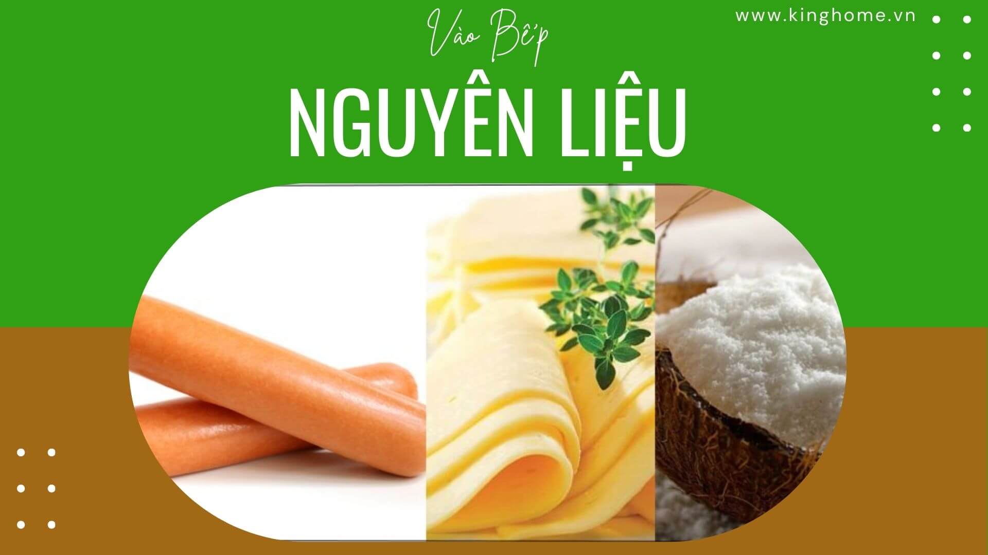 Nguyên liệu Xúc xích nướng bằng lò nướng