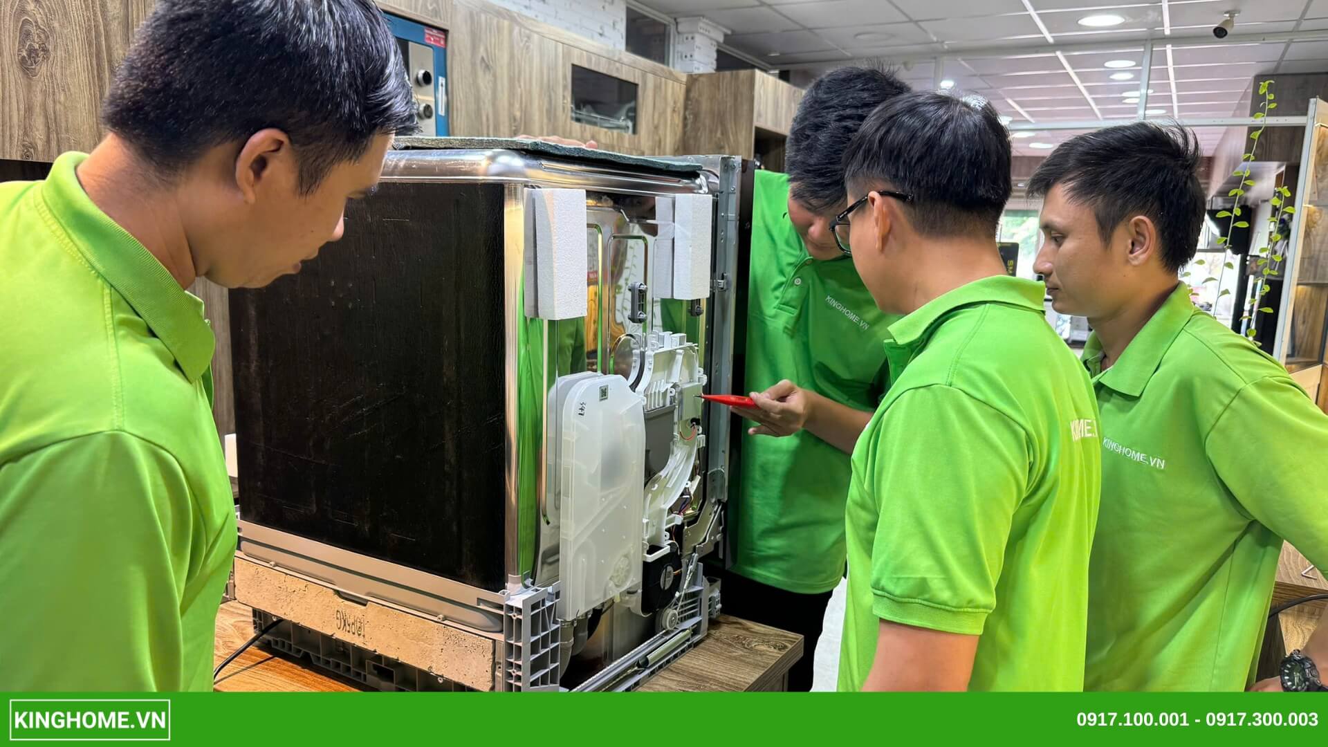KingHome triển khai tìm hiểu chi tiết về công nghệ sấy PTC và sấy khí tươi trên dòng máy rửa chén vừa ra mắt