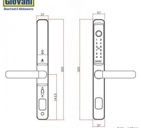 Khóa điện tử Giovani GSL-K511S
