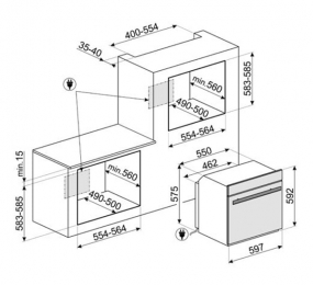 Lò nướng âm tủ Smeg 536.64.851