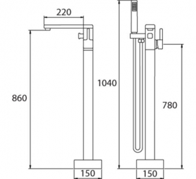 Sen bồn tắm cao cấp Korest KB2612