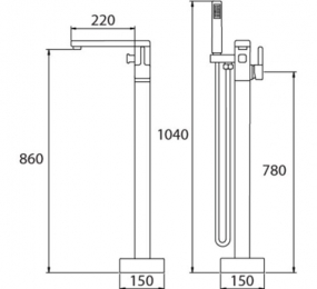 Sen bồn tắm cao cấp Korest KB2612B