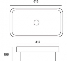 Chậu rửa lavabo bán dương CKR7206