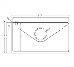 Chậu rửa bát chống xước Konox Tari 8748SR Basic