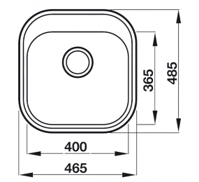 Chậu rửa HS19-SSN1R50 Hafele 567.23.083