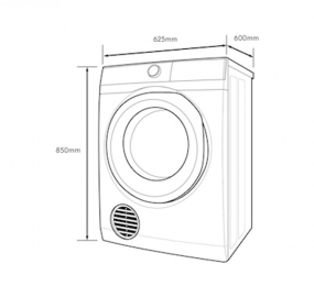 Máy sấy thông hơi Electrolux UltimateCare 9 kg EDV904H3WC