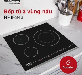 Bếp từ 3 vùng nấu Rosieres RPI342