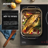 Bếp từ mở rộng 80cm âm bàn Rosieres RFI802